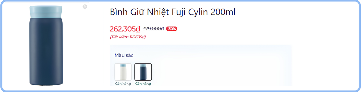Chọn màu sắc