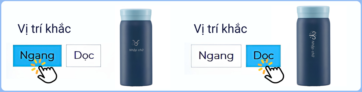 Chọn vị trí khắc
